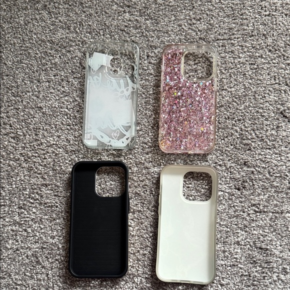 iPhone 14 Pro Artistic Phone Case Collection - Pink, Yellow, Blue, Multicolor - Picture 2 of 4